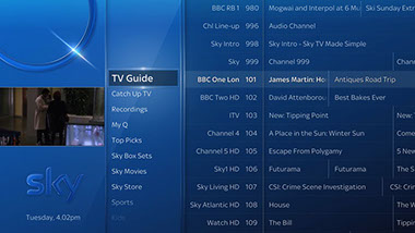 sky Q installation Lansdown