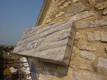 camouflaged satellite dish Larkhall