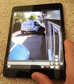 cctv on smartphone Dursley